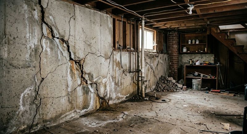 Basement Crack Repair in Mooresville, NC