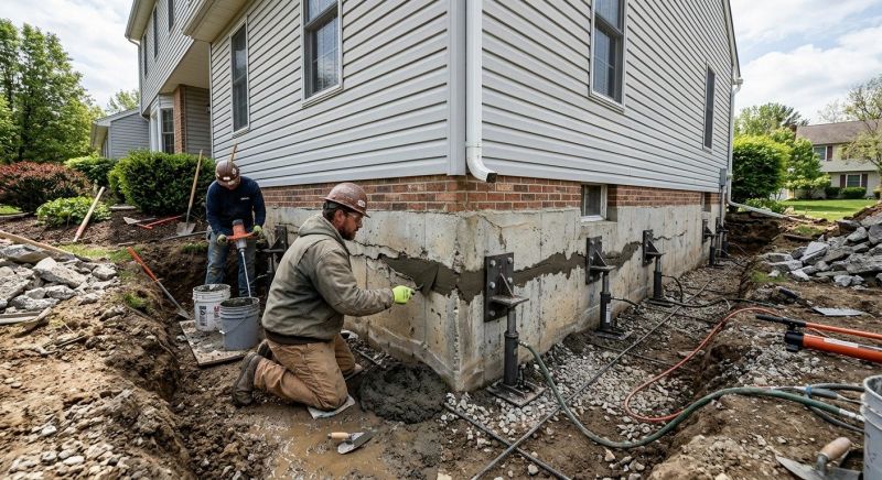 Basement Foundation Repair in Cornelius, NC