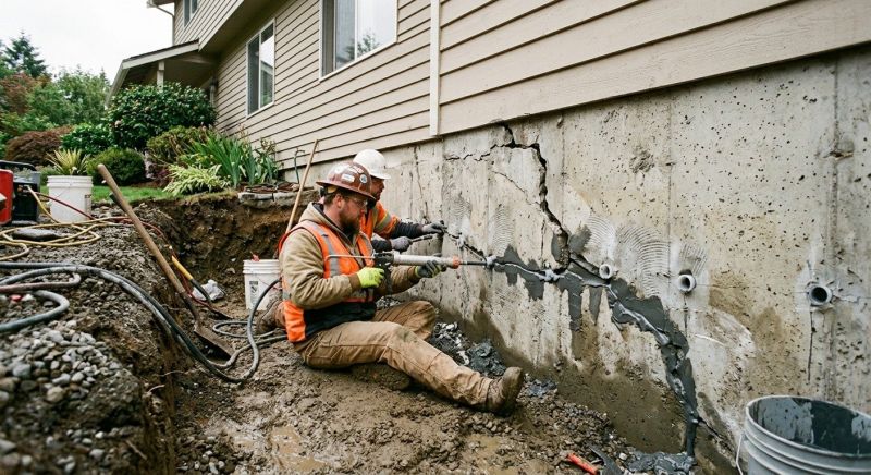 Basement Foundation Repair in Mecklenburg County, NC