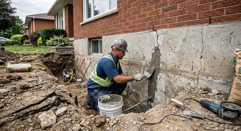 Basement Foundation Repair in Rowan County, NC