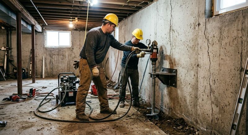 Basement Stabilization in Mooresville, NC