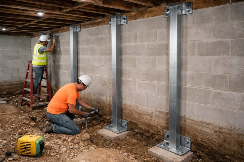 Basement Stabilization in Mooresville, NC