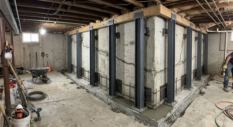 Basement Underpinning in Mooresville, NC