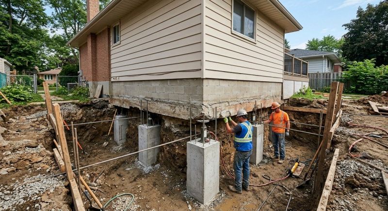 Basement Underpinning in Mooresville, NC