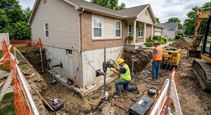 Building Foundation Repair in Denver, NC