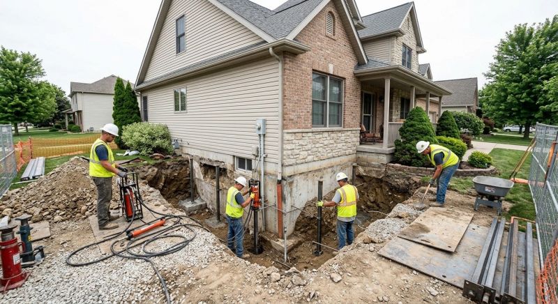 Building Foundation Repair in Huntersville, NC