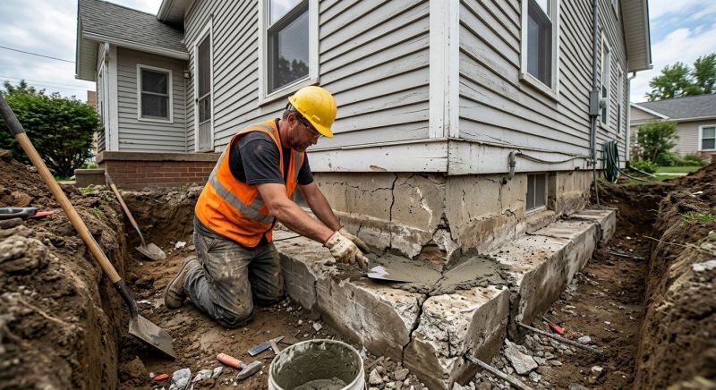 Building Foundation Repair in Iron Station, NC