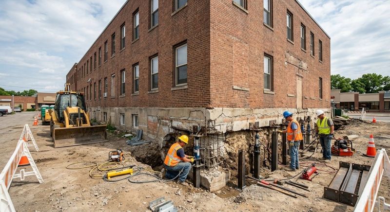 Commercial Foundation Repair in Mooresville, NC