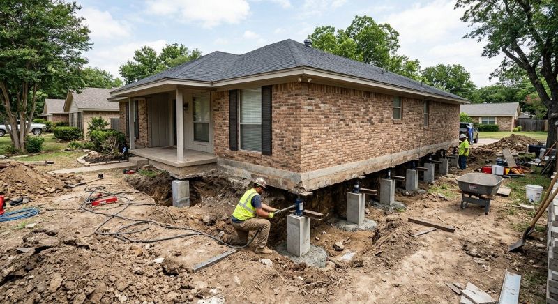 Concrete Foundation Leveling in Cabarrus County, NC