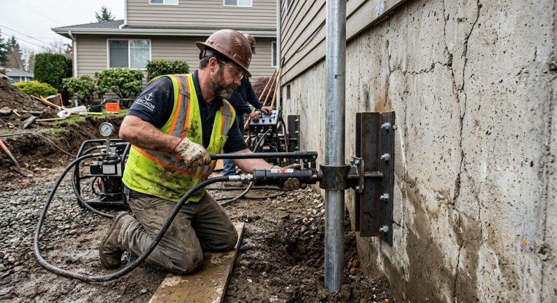 Concrete Foundation Leveling in Mount Holly, NC