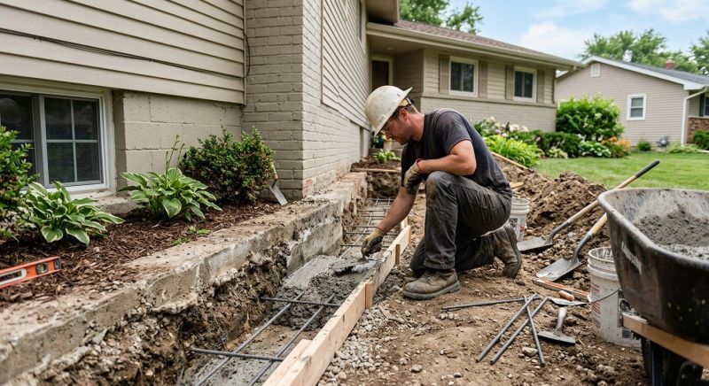 Concrete Foundation Repair in Rockwell, NC
