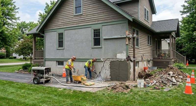 Concrete Foundation Repair in Salisbury, NC