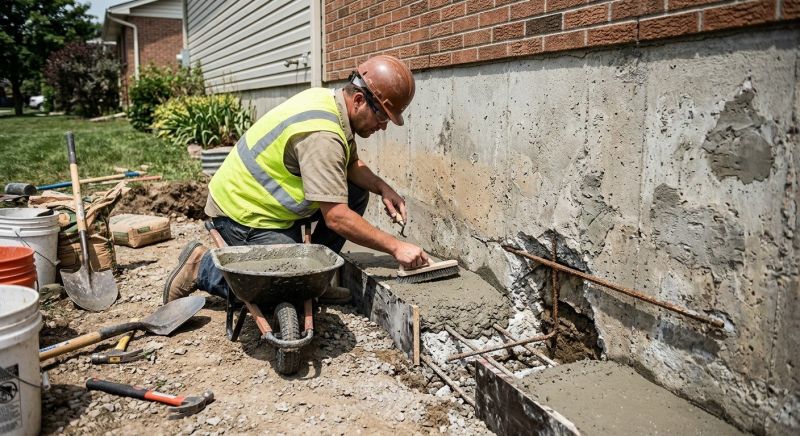 Concrete Foundation Repair in Sherrills Ford, NC