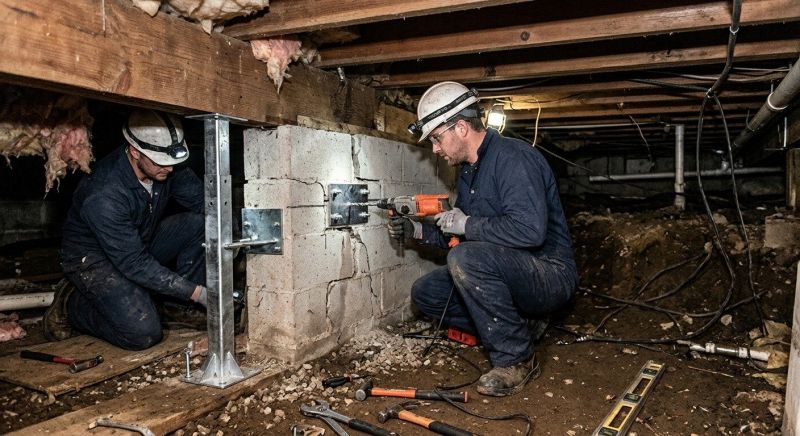 Crawlspace Foundation Repair in Troutman, NC