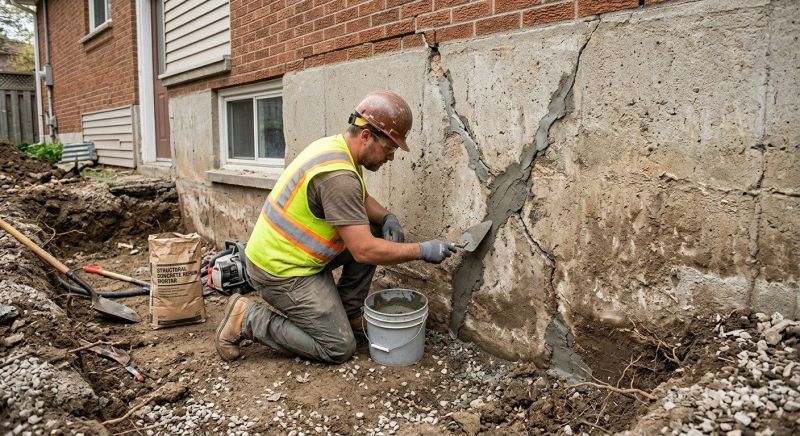 Exterior Foundation Repair in Mooresville, NC