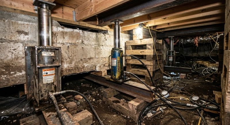 Foundation Jacking in Cornelius, NC