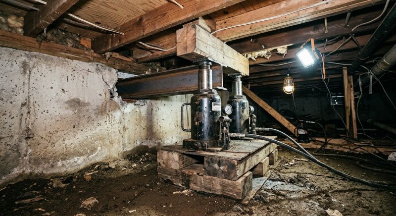 Foundation Jacking in Cornelius, NC