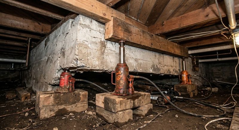 Foundation Jacking in Iredell County, NC