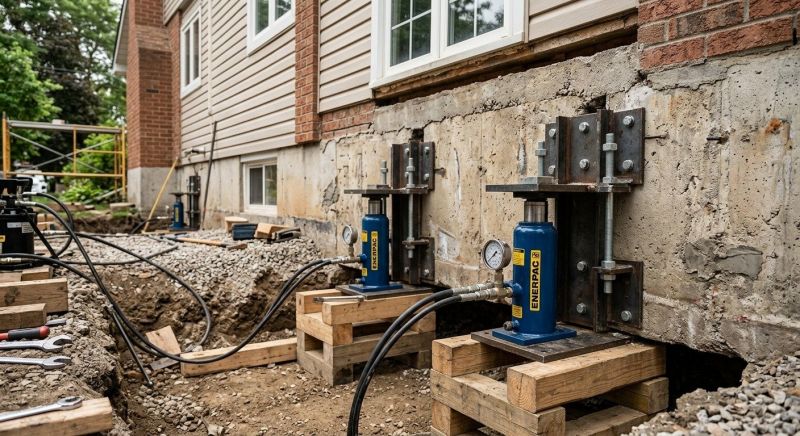 Foundation Jacking in Mooresville, NC