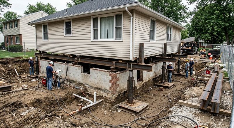 Foundation Lifting in Salisbury, NC