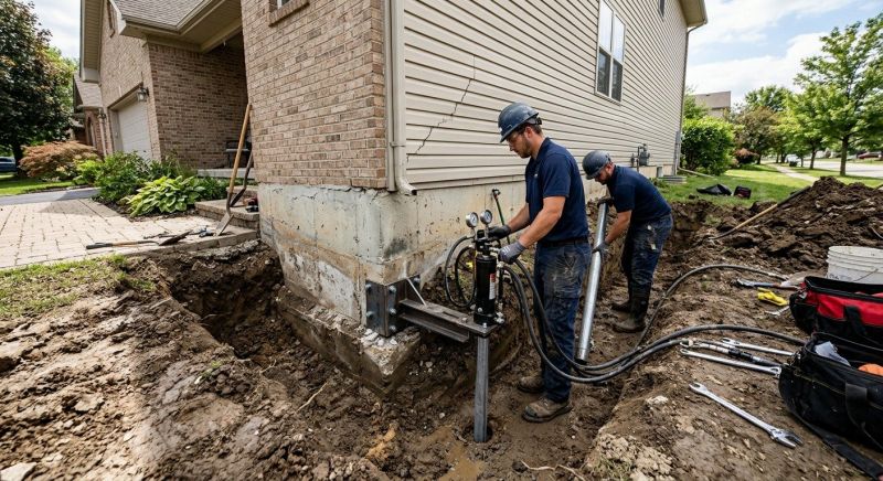 Foundation Settlement Repair in Mooresville, NC