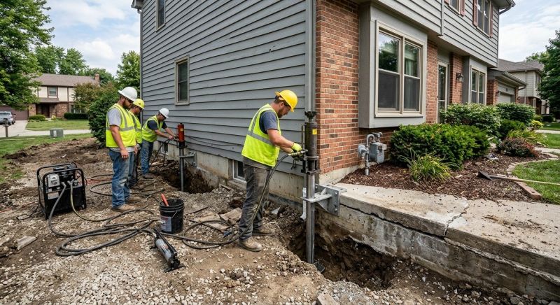 Foundation Stabilizing in Iron Station, NC