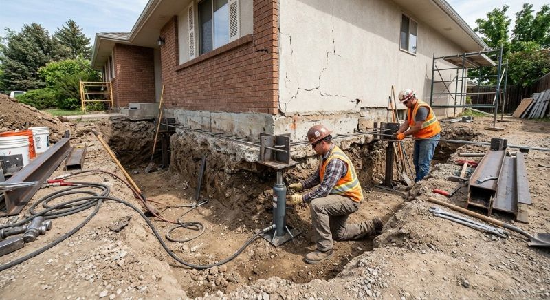 Foundation Structural Repair in Iron Station, NC