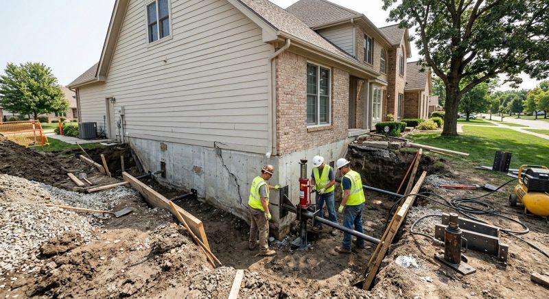 Foundation Structural Repair in Iron Station, NC