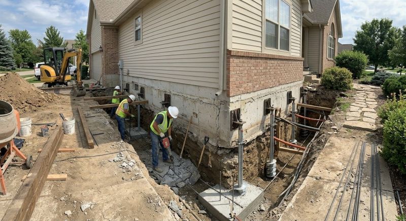 Foundation Underpinning in Mooresville, NC
