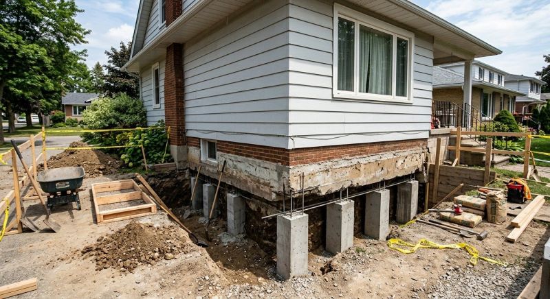 Foundation Underpinning in Mooresville, NC