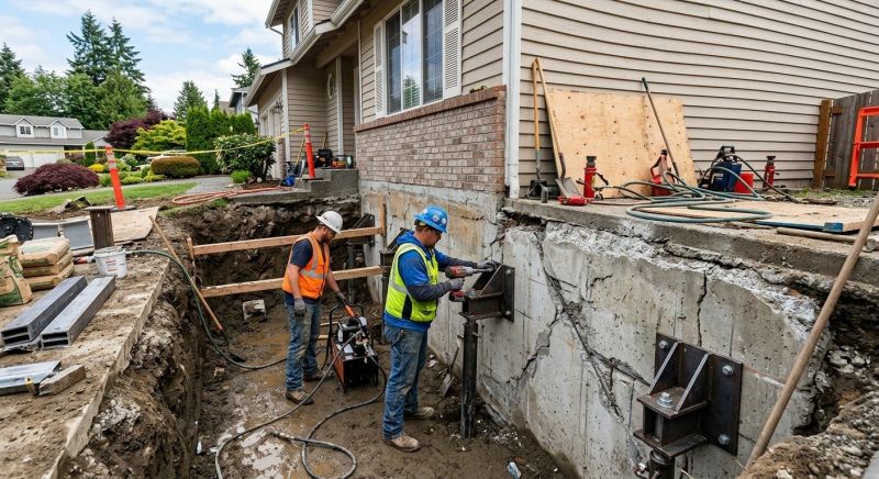 Home Foundation Repair in Rockwell, NC
