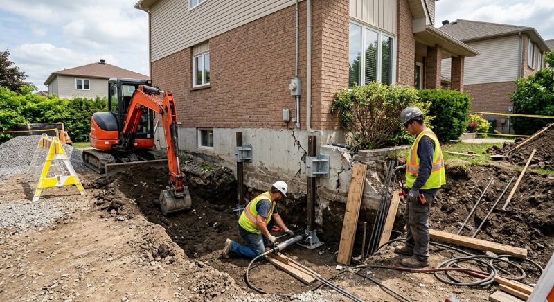 House Foundation Repair in Cabarrus County, NC