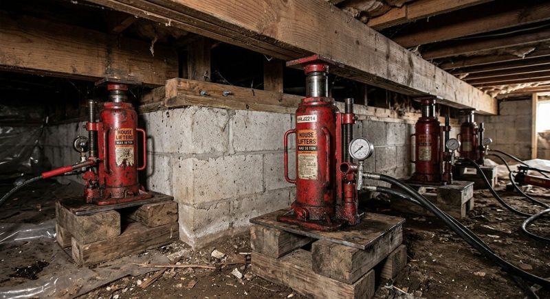 House Settling Repair in Mooresville, NC