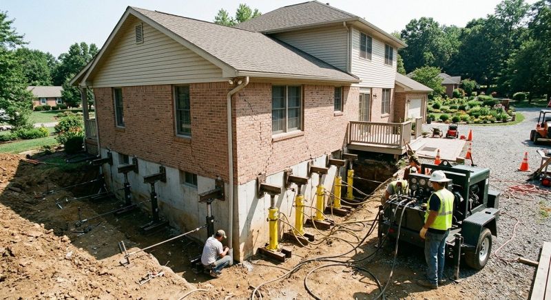 House Settling Repair in Mooresville, NC