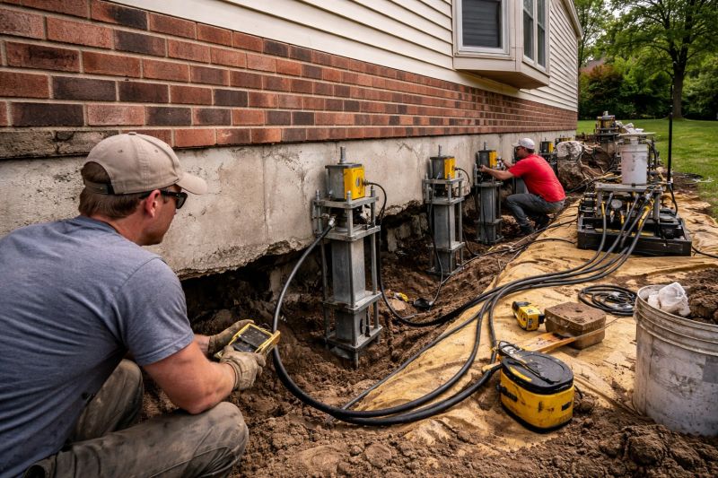 Settling Foundation Service in Rockwell, NC