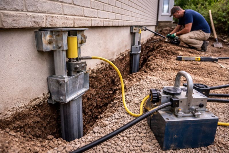 Sinking Foundation Repair in Mooresville, NC