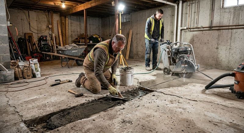 Slab Foundation Repair in Mooresville, NC