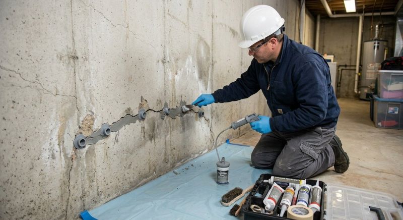 Structural Crack Repair in Mooresville, NC