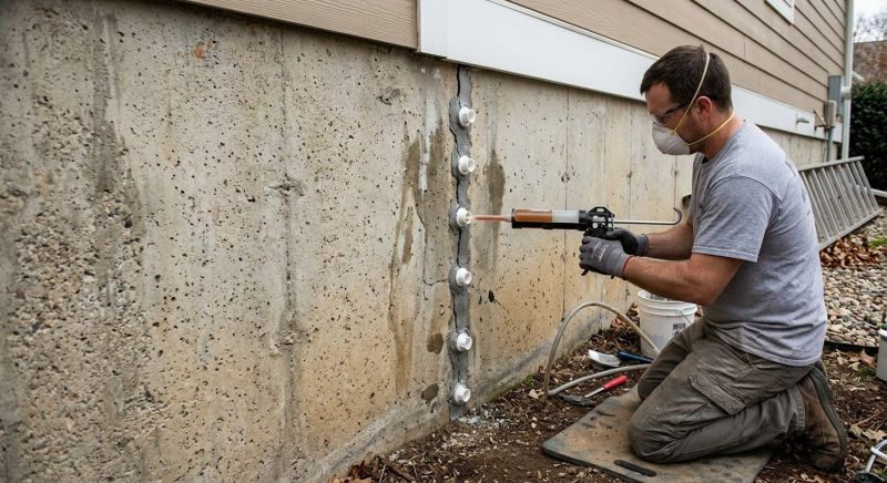 Structural Crack Repair in Mooresville, NC