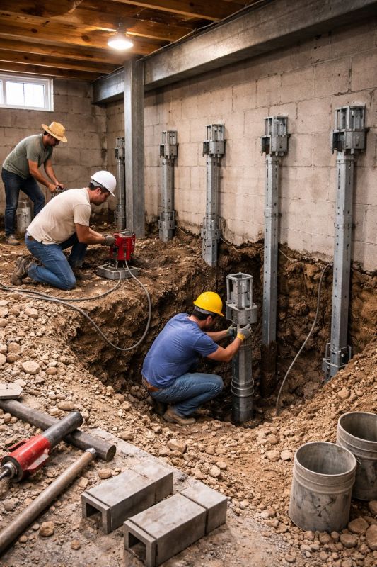 Structural Underpinning in Mooresville, NC