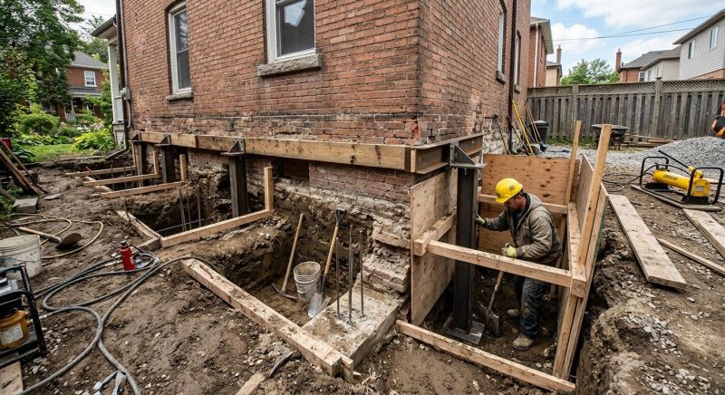 Structural Underpinning in Mooresville, NC