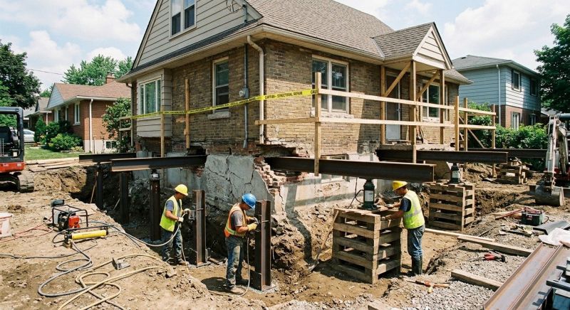 Structural Underpinning in Mooresville, NC